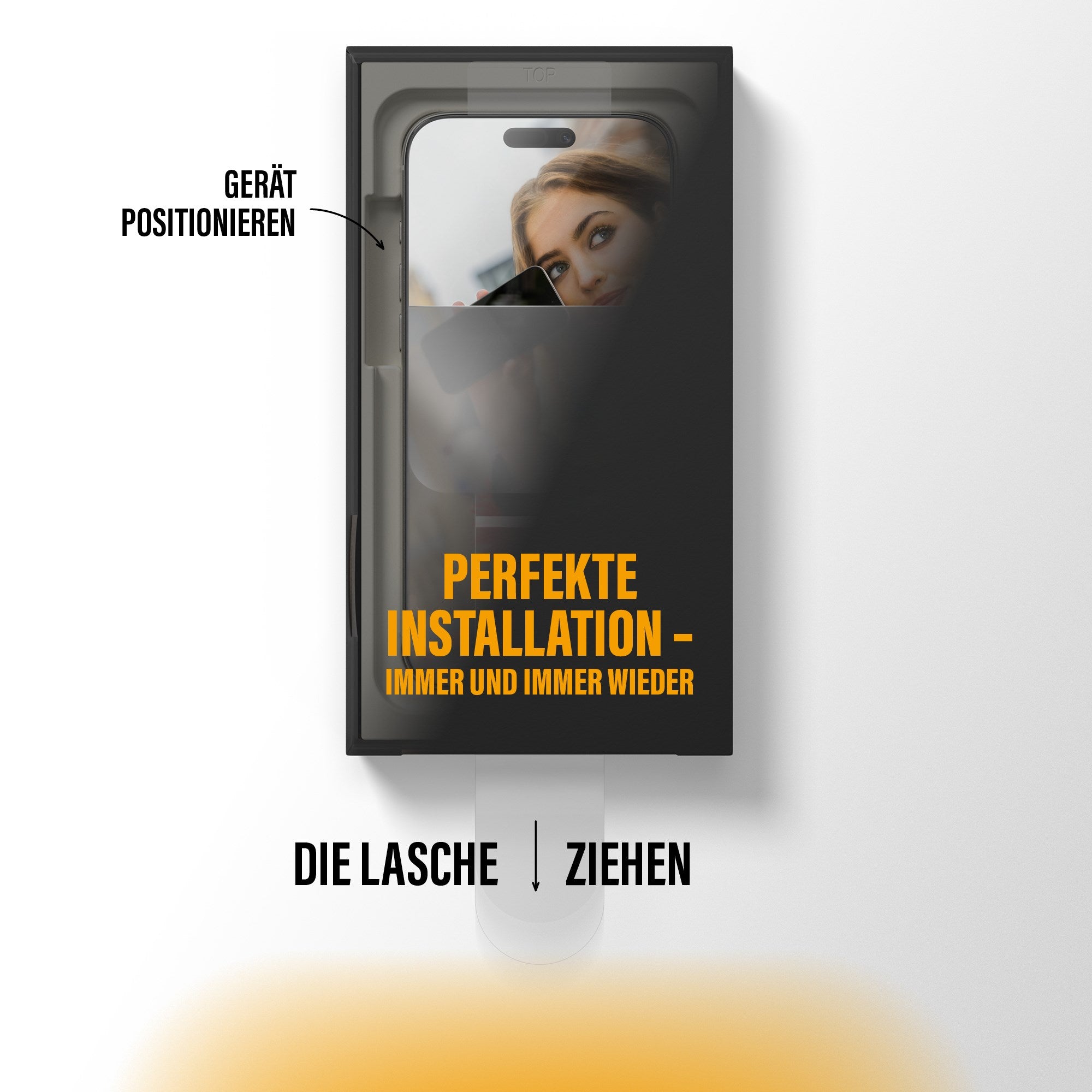 PanzerGlass® Privacy Displayschutz iPhone Air | Ultra-Wide Fit m. FASTFIT IN-A-BOX